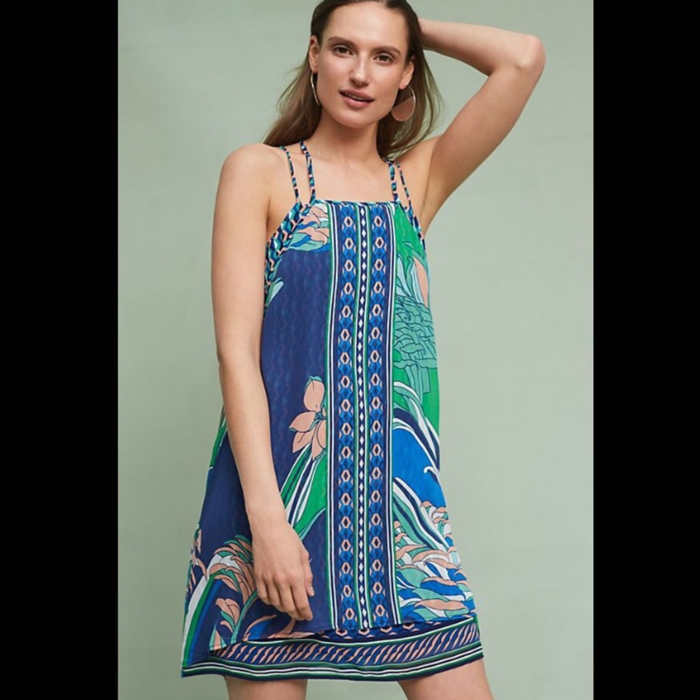 Maeve Silk Layered Dress